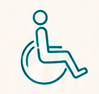 Droogtoilet voor personen met beperkte mobiliteit