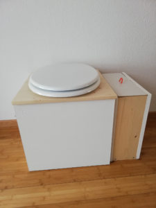 Toilette sèche d’intérieur en bois belgique